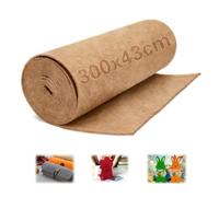 Ezitruz Fieltro por Metros 300×43 cm, Tela de Fieltro Artesanal 3 mm de Grosor Marrón Claro Tapete de Poliéster para DIY Base Patchwork Bolsa de Almacenamiento Bordado