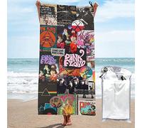 EZKYZTLW Pink Rainbow Floyd Toalla de Playa de Gran tamaño Microfibra Piscina Baño Niño Adulto Manta para niñas pequeñas Mujeres Viajes Nadar Secado rápido Toalla Libre de Arena 31.5 "X63