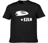 EZLN Zapatista Face Loose Minority Comfortable Creativity Fashion T Shirt Black XL