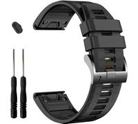 EZMVZKU 22mm Quickfit Correas de Pulsera para Garmin Fenix 8 47mm/E/7 pro/7/Fenix 6/6 pro/5/5 Plus,Silicona Deportiva Banda de Correa para Descent G1/Forerunner 965/955/945/Approach S70 47mm/S62/S60