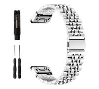 EZMVZKU 22mm QuickFit Metálico Correa Para Garmin Fenix 8 AMOLED 47mm/E/Fenix 7/7 Pro/6/6 Pro/5/5 Plus,Pulsera de Banda Para Forerunner 965 955 945 935/Approach S70 47mm/S62/Descent G1