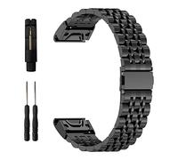 EZMVZKU 22mm QuickFit Metálico Correa Para Garmin Fenix 8 AMOLED 47mm/E/Fenix 7/7 Pro/6/6 Pro/5/5 Plus,Pulsera de Banda Para Forerunner 965 955 945 935/Approach S70 47mm/S62/Descent G1