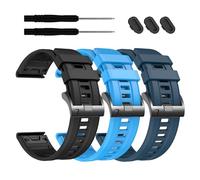 EZMVZKU 22mm Quickfit Silicona Correa de Banda para Garmin Fenix 8 47mm/E/7/7 Pro/6/6 Pro/5/5 Plus,Deportiva Pulsera Correa para Forerunner 965 955 945/Approach S70 47mm/S62/epix Pro 47mm/Descent G1