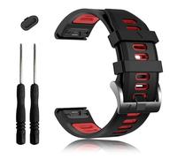 EZMVZKU 22mm Quickfit Silicona Pulsera para Garmin Fenix 8 AMOLED 47mm/Fenix 7/7 Pro/6/6 Pro/5/5 Plus,Deportiva Correas para Forerunner 965 955/Approach S62/S70/epix Pro/tactix 8 47mm/Descent G1/G2