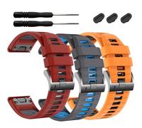 EZMVZKU 26mm Quickfit Correa para Garmin Fenix 8 pro 51mm/Fenix 7X Pro/7X/6X/6X Pro/5X/5X Plus/3/3 HR,Correa Silicona Banda para Enduro 3/2/Descent Mk2i/Mk3i/epix Pro/Quatix 8/Tactix 8 51mm