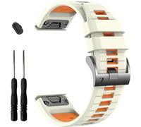 EZMVZKU 26mm Quickfit Correa para Garmin Fenix 8 pro 51mm/Fenix 7X Pro/7X/6X/6X Pro/5X/5X Plus/3/3 HR,Correa Silicona Banda para Enduro 3/2/Descent Mk2i/Mk3i/epix Pro/Quatix 8/Tactix 8 51mm