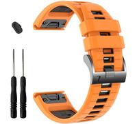 EZMVZKU 26mm Quickfit Correa para Garmin Fenix 8 pro 51mm/Fenix 7X Pro/7X/6X/6X Pro/5X/5X Plus/3/3 HR,Correa Silicona Banda para Enduro 3/2/Descent Mk2i/Mk3i/epix Pro/Quatix 8/Tactix 8 51mm