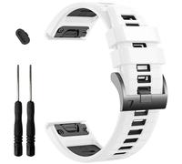 EZMVZKU 26mm Quickfit Correa para Garmin Fenix 8 pro 51mm/Fenix 7X Pro/7X/6X/6X Pro/5X/5X Plus/3/3 HR,Correa Silicona Banda para Enduro 3/2/Descent Mk2i/Mk3i/epix Pro/Quatix 8/Tactix 8 51mm