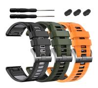 EZMVZKU 26mm Quickfit Correa para Garmin Fenix 8 pro 51mm/Fenix 7X Pro/7X/6X/6X Pro/5X/5X Plus/3/3 HR,Correa Silicona Banda para Enduro 3/2/Descent Mk2i/Mk3i/epix Pro/Quatix 8/Tactix 8 51mm