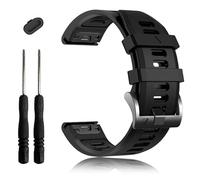 EZMVZKU 26mm Silicona Correa de Pulseras para Garmin Fenix 8 AMOLED 51mm/7X/7X Pro/6X/6X Pro/5X Plus/3/3 HR,Quickfit Correas Deportiva Banda para Epix Pro 51mm/Enduro 3/Tactix 7 Pro/Descent Mk3i 51mm