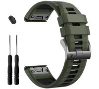 EZMVZKU Correa de reloj de silicona Quickfit de 22 mm para Fenix 8 47mm/Fenix 7/6/5/7 Pro/6 Pro/5 Plus/E, correas deportivas para Garmin Forerunner 965 955/tactix 8 AMOLED/Approach S70