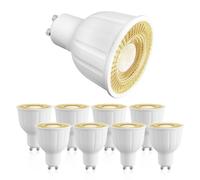 ezmyma Bombilla gu10 led 4000 K, color blanco neutro, 12 W, 1150 lm, lámpara LED GU10, equivalente a 110 W, lámpara halógena antideslumbramiento, no regulable, 8 unidades