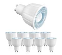 ezmyma - Bombilla led gu10, 12 W, 1150 lm, 6000 K, blanco frío, GU10, lámpara LED, equivalente a 110 W, lámpara halógena no regulable, 8 unidades