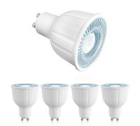 ezmyma - Bombilla led gu10, 12 W, no regulable, 1150 lm, 6000 K, color blanco frío, GU10, lámpara LED, equivalente a 110 W, lámpara halógena 4 unidades