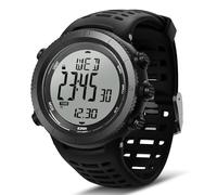 EZON H001 H001 - Reloj de pulsera impermeable para deportes al aire libre con brújula, termómetro, barómetro, altímetro, para hombre, Negro -