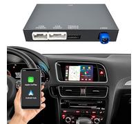 EZoneTronics CarPlay inalámbrico y Android Auto Retrofit Kit para Audi A4/A5/Q5 (2008-2018) con sistema MMI 3G OEM Módulo Decodificador Plug & Play con MirrorLink SWC Wifi Bluetooth GPS Cámara trasera