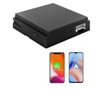 EZoneTronics Retrofit Kit inalámbrico CarPlay y Android Auto para Mercedes Benz A/B/C/E/CLA/GLK/ML/SLD con sistema NTG 4.5 Plug & Play Decoder Box soporta MirrorLink GPS SWC Bluetooth WiFi Siri