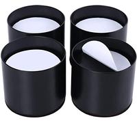 Ezprotekt 16 Protectores de Suelo de Silicona para sillas, Almohadillas Antideslizantes para Muebles, Protectores de Suelo de Madera marrón Cuadrado