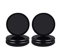 Ezprotekt Deslizadores Reutilizables para Muebles de 5" para Superficies de Alfombras, Mover Muebles Pesados Rápida y Fácilmente con Deslizadores de Muebles,8 Piezas Negro