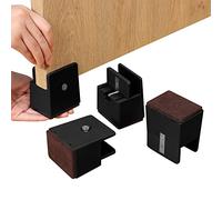 Ezprotekt Elevadores de Cama y Muebles Ajustables con Abrazadera de Tornillo, elevadores de sillas de mesas de sofá Resistentes de 4 Pulgadas, se Ajustan a Patas de sillas de 0 a 1.5 pies de diámetro