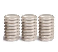 Ezprotekt Juego de 24 deslizadores autoadhesivos para muebles de 45 mm, 24 unidades, redondos, autoadhesivos, deslizadores y deslizadores para muebles, protectores de alfombras