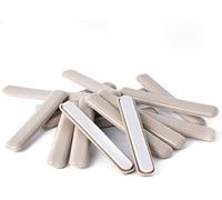 Ezprotekt Paquete de 16 tiras deslizantes autoadhesivas para muebles, 1/2x4 pulgadas, almohadillas móviles de muebles, tiras adhesivas resistentes para alfombras