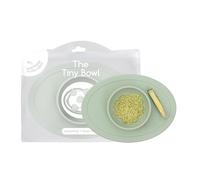 EZPZ Tiny Bowl 4 Meses +. Bowl 100% De Silicona Con Mantel Individual Incorporado Para Primeros Alimentos, Facilita El Baby Led Weaning. Se Adapta A Todas Las Bandejas De Trona, Salvia
