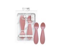 ez pz Tiny Spoons - pack de 2 cucharas - Rosa pálido - 4+ meses