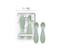 ezpz Tiny Spoons - pack de 2 cucharas - Salvia - 4+ meses