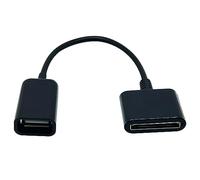 ezqnirk 1pcs Dock 30pin Femenino A USB Cable De Datos Femenino Al Teclado USB,black