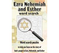 Ezra Nehemiah Esther Word Search: Word search puzzles with easy to read print about the history of God's people in Ezra, Nehemiah, and Esther in the ... for Bible students, holidays, and free time