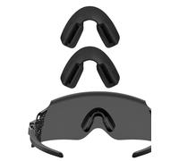 EZReplace Almohadillas de nariz de repuesto para gafas de sol Oakley Kato OO9445M/Encoder OO9471/Re:SubZero OO9098, 2 pares de color negro, Talla única