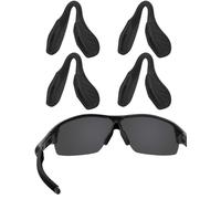 EZReplace Almohadillas de nariz de repuesto para gafas de sol Oakley Radar Path/Radar Pitch/Radar EV Path/Radar Edge/Radar XL/RadarLock Path 4 pares (negro)