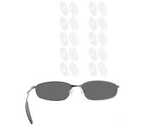 EZReplace Almohadillas de nariz de repuesto para gafas de sol Oakley Whisker/Wiretap OO4071/Crosshair 1.0/Crosshair 2.0 OO4044, Transparente: 10 pares, Talla única