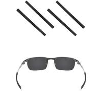 EZReplace Almohadillas de repuesto para gafas Oakley Pitchman R/Wheel House/Tincup para gafas de sol, 2 pares (negro)