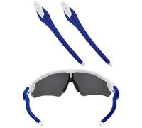 EZReplace Brazos negros de repuesto para gafas de sol Oakley Radar EV Path/Radar EV Pitch/Radar EV Path Asian Fit, azul, Talla única