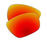 EZReplace Lentes de repuesto compatibles con gafas de sol Arnette Burnout AN4225-64 mm (lentes polarizadas), Rojo Fuego, Talla única