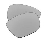 EZReplace Lentes de repuesto compatibles con gafas de sol Arnette Burnout AN4225-64 mm (lentes polarizadas), Metal plateado., Talla única