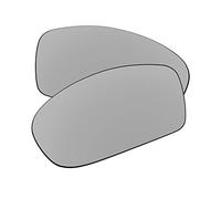 EZReplace Lentes de repuesto compatibles con gafas de sol Arnette Slickster AN4185-58 mm (lentes polarizadas), se adapta al marco Arnette Slickster (metal plateado)