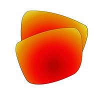 EZReplace Lentes de repuesto compatibles con gafas de sol Arnette Stripe AN4251 (lentes polarizadas), Rojo Fuego, Taille unique