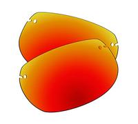 EZReplace Lentes de repuesto compatibles con gafas de sol Maui Jim Banyans MJ412-70mm (lentes polarizadas), Fire Red, Talla única