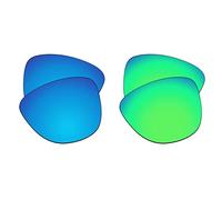 EZReplace Lentes de repuesto para gafas de sol Oakley Actuator OO9250A (lentes polarizadas), se adapta al marco de actuador Oakley (azul hielo + verde primavera), Azul Hielo + Verde Primavera, Talla