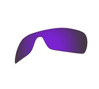 EZReplace Lentes de repuesto para gafas de sol Oakley Batwolf OO9101 (lentes polarizadas) - Compatible con marco Oakley Batwolf (azul violeta)