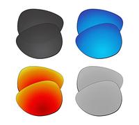 EZReplace Lentes de repuesto para gafas de sol Oakley Crosshair SI Ballistic OO4069 (lentes polarizadas), se adapta al marco balístico Oakley Crosshair SI (negro carbón, azul hielo, rojo fuego,