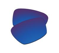EZReplace Lentes de repuesto para gafas de sol Oakley Crosslink Zero OX8076 de 56 mm, azul real, Talla única