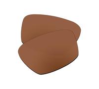 EZReplace Lentes de repuesto para gafas de sol Oakley Crosslink Zero OX8076 de 56 mm, Marrón granate, Talla única