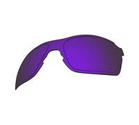 EZReplace Lentes de repuesto para gafas de sol Oakley EVZero Pitch OO9383 (lentes polarizadas), Azul Violeta, Talla única