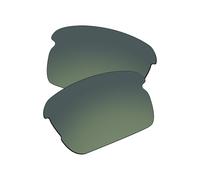 EZReplace Lentes de repuesto para gafas de sol Oakley Flak 2.0 S OO9511 de 59 mm, Verde té, Talla única