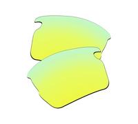 EZReplace Lentes de repuesto para gafas de sol Oakley Flak 2.0 XXL OO9488 de 63 mm, amarillo y dorado, Talla única