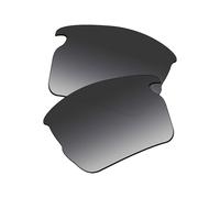 EZReplace Lentes de repuesto para gafas de sol Oakley Flak 2.0 XXL OO9488 de 63 mm, Gradiente gris, Talla única
